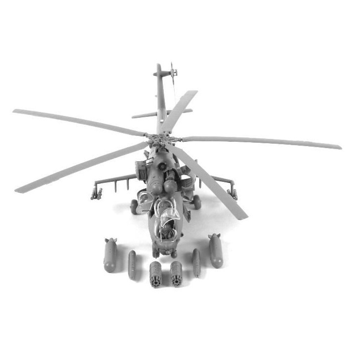 Model Kit vrtulník 7293 - MIL MI-24V/VP Hind E (1:72)