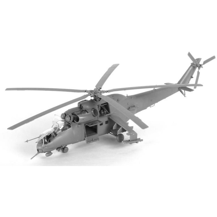 Model Kit vrtulník 7293 - MIL MI-24V/VP Hind E (1:72)