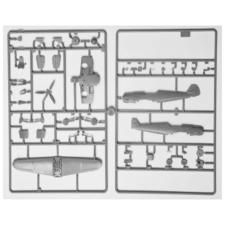 Snap Kit letadlo 7302 - Messerschmitt B-109 F2 (1:72)