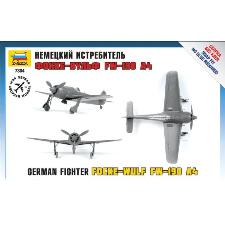 Snap Kit letadlo 7304 - FockeWulf 190 A4 (1:72)
