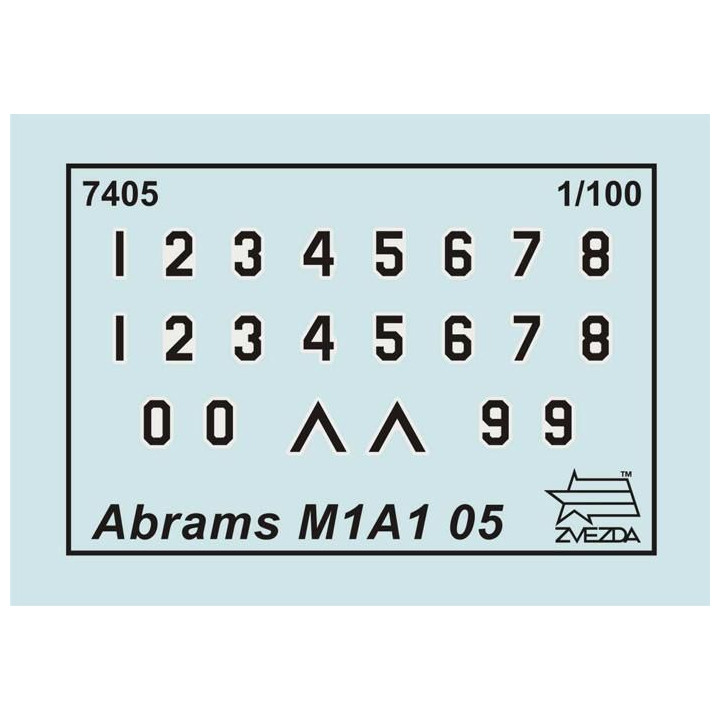 Wargames (HW) tank 7405 - Abrams M1 A1 (1:100)