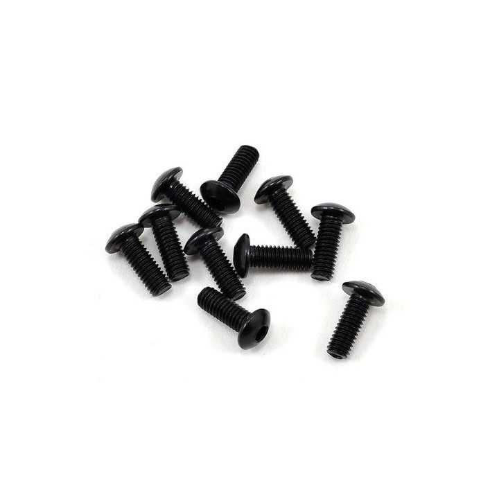 SWORKz ocelový Inbusový šroub s čočkovitou hlavou, M3x8mm, 10 ks.