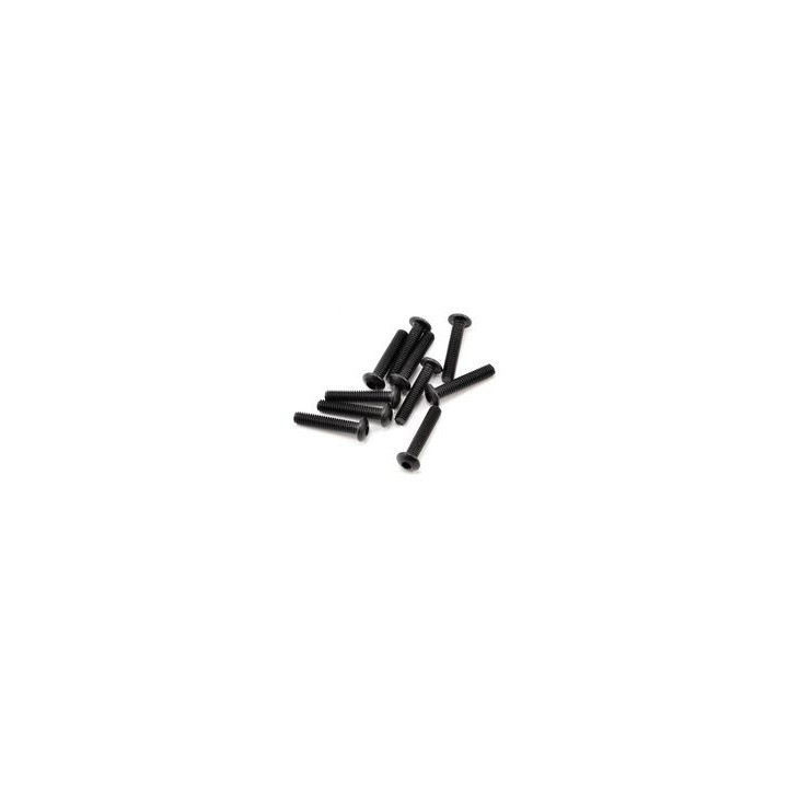 SWORKz ocelový Inbusový šroub s čočkovitou hlavou, M3x15mm, 10 ks.