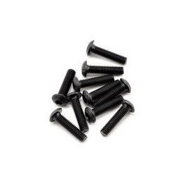 SWORKz ocelový Inbusový šroub s čočkovitou hlavou, M3x12mm, 10 ks.