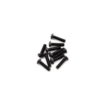SWORKz ocelový Inbusový šroub s čočkovitou hlavou, M3x12mm, 10 ks.