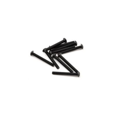 SWORKz ocelový Inbusový šroub s čočkovitou hlavou, M3x25mm, 10 ks.