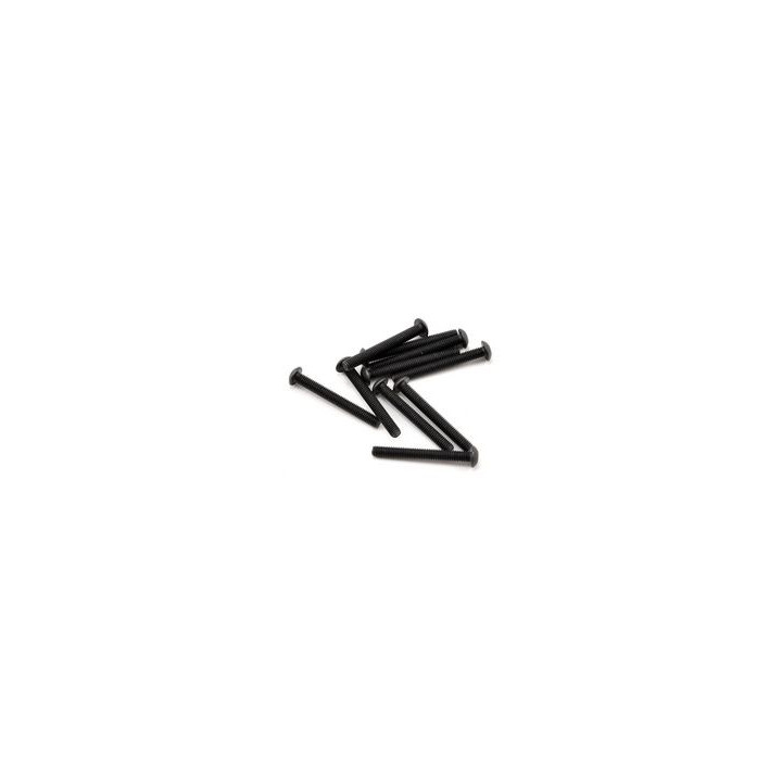 SWORKz ocelový Inbusový šroub s čočkovitou hlavou, M3x25mm, 10 ks.