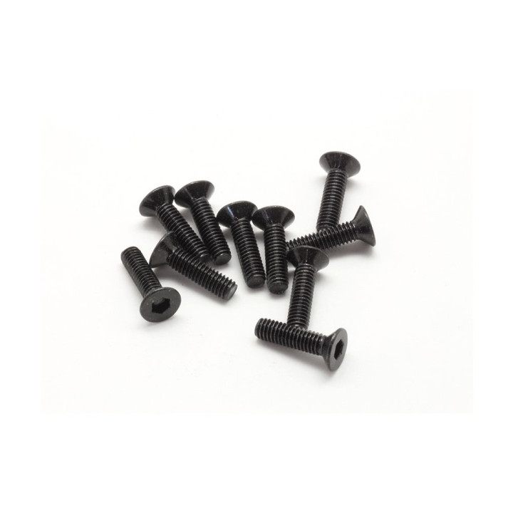 SWORKz ocelový Inbusový šroub s zápustnou hlavou, M2,6x10mm, 10 ks.