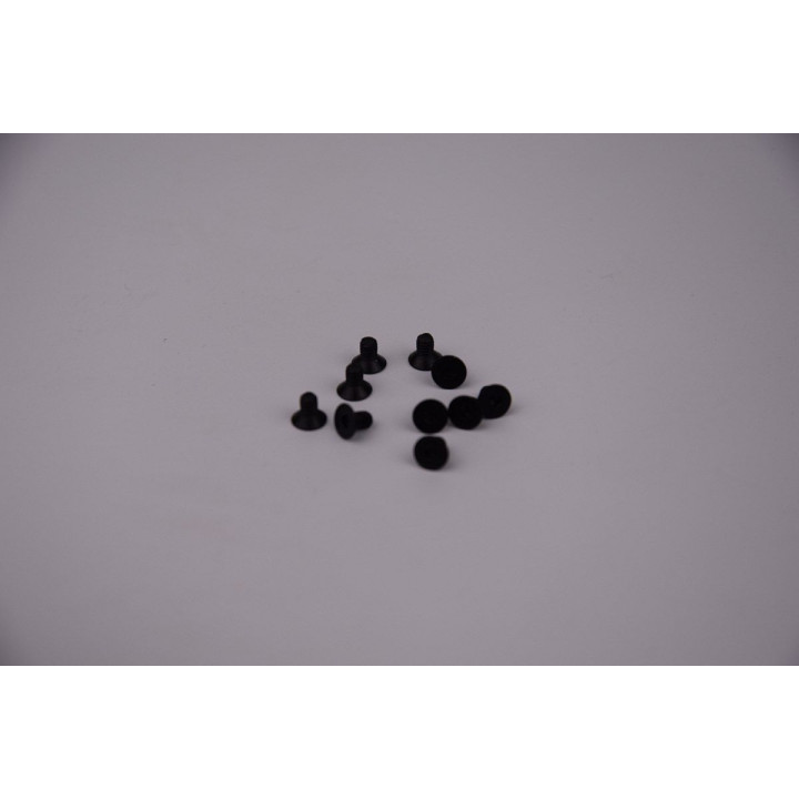 SWORKz ocelový Inbusový šroub s zápustnou hlavou, M2,6x4mm, 10 ks.
