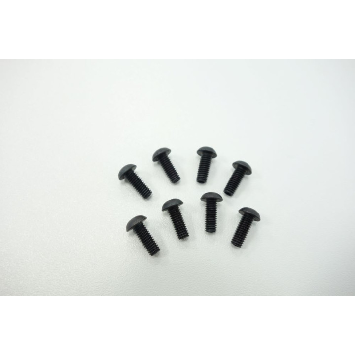 SWORKz ocelový Inbusový šroub s čočkovitou hlavou M4x10mm, 8 ks.