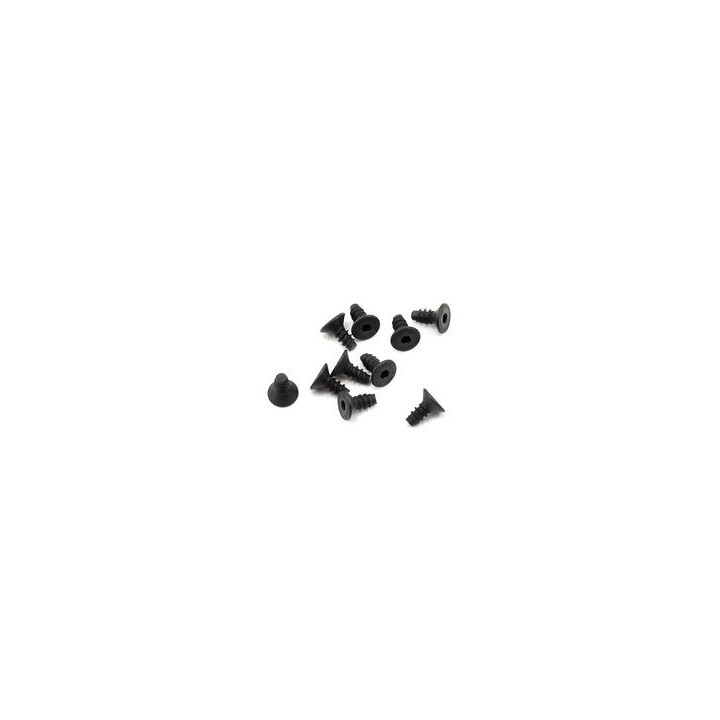 SWORKz ocelový Inbusový samořezný šroub s zápustnou hlavou, M2,6x6mm, 10 ks.