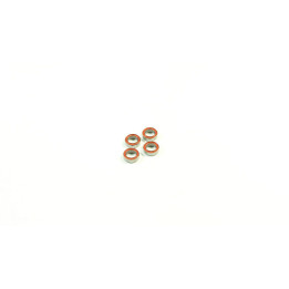 SWORKz kuličkové ložiska s červenou gum. prachovkou 6x10x3mm, 4 ks.