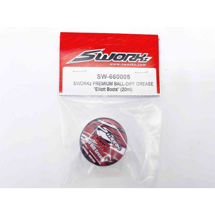 SWORKz Premium mast pro kuličkové diferenciály "Elliott Boots" 20ml, 1 ks.
