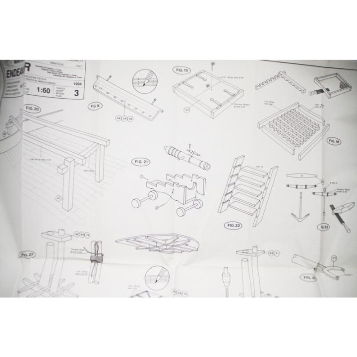 Mantua Model Endeavour 1:60 kit