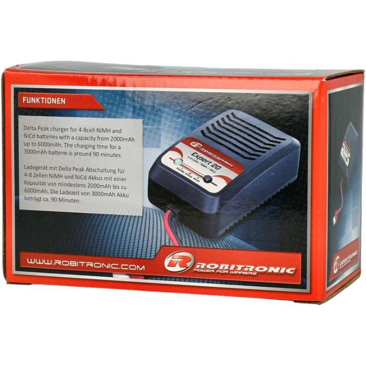 Robitronic nabíječ Expert 20W 4-8NiMH AC