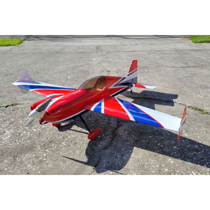 48" MXS EXP V2 - Červená/Bílá/Modrá 1,21m