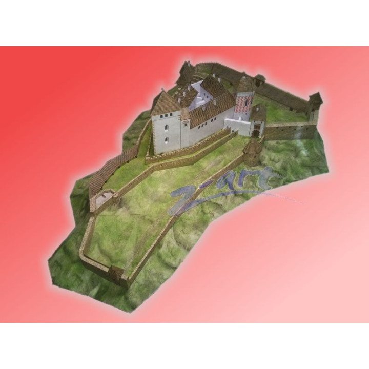 Čachtický hrad 1:300