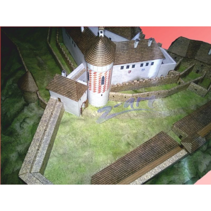 Čachtický hrad 1:300