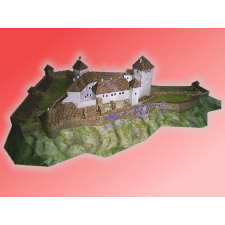 Čachtický hrad 1:300