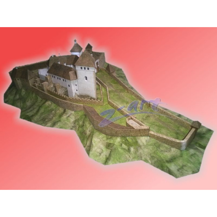 Čachtický hrad 1:300