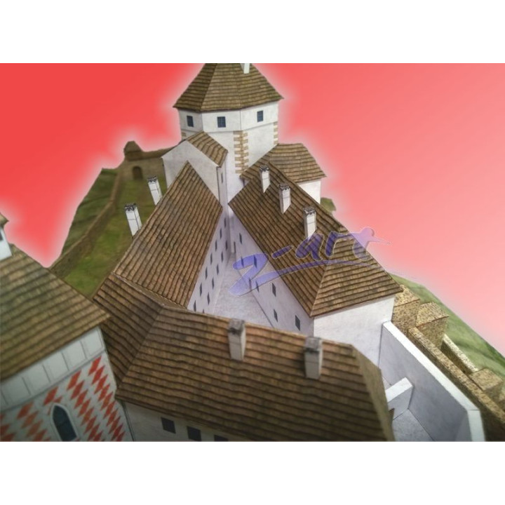 Čachtický hrad 1:300
