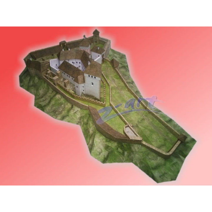 Čachtický hrad 1:300