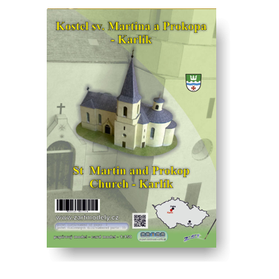 Kostol sv. Martina a Prokopa - Karlík 1:150