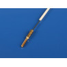 Kompletní bowden, složen z plastové trubice (2x1mm) a vnitřního táhla z ohebné ocelové struny (0,8mm). Konec osazen závitovou koncovkou se závitem M2, druhý konec bez úpravy. Délka 1000mm.