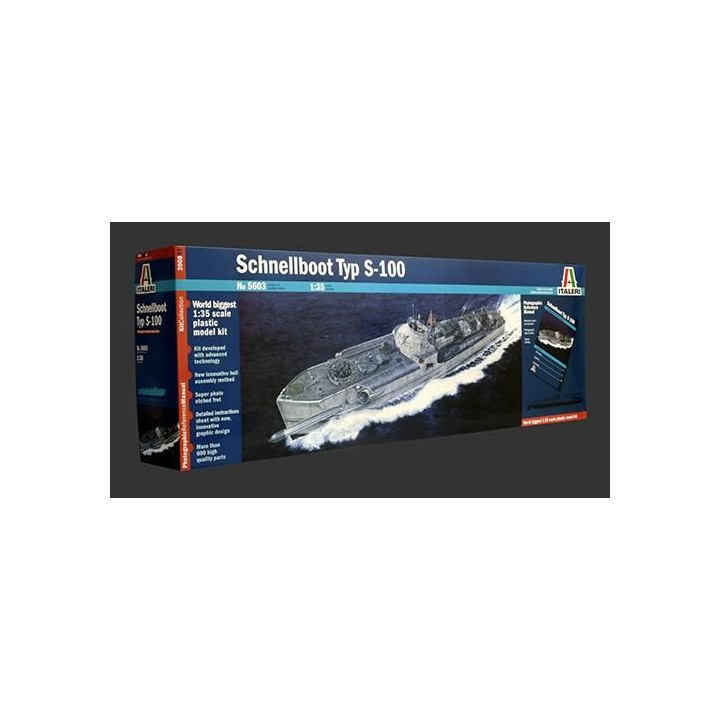 Model Kit loď PRM edice 5603 - SCHNELLBOOT TYP S-100 (1:35)