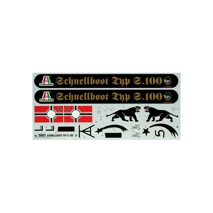 Model Kit loď PRM edice 5603 - SCHNELLBOOT TYP S-100 (1:35)