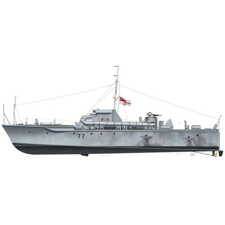 Model Kit loď PRM edice 5610 - VOSPER 72''6' MTB 77 (1:35)