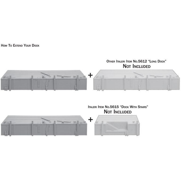Model Kit budova 5612 - LONG DOCK (1:35)