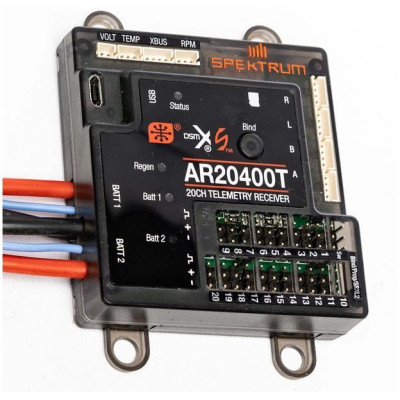 Spektrum přijímač AR20400T 20CH PowerSafe s telemetrií