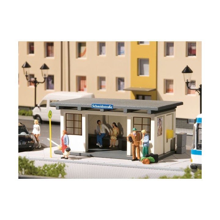 Auhagen Autobusový prístrešok / zastávka 2ks
