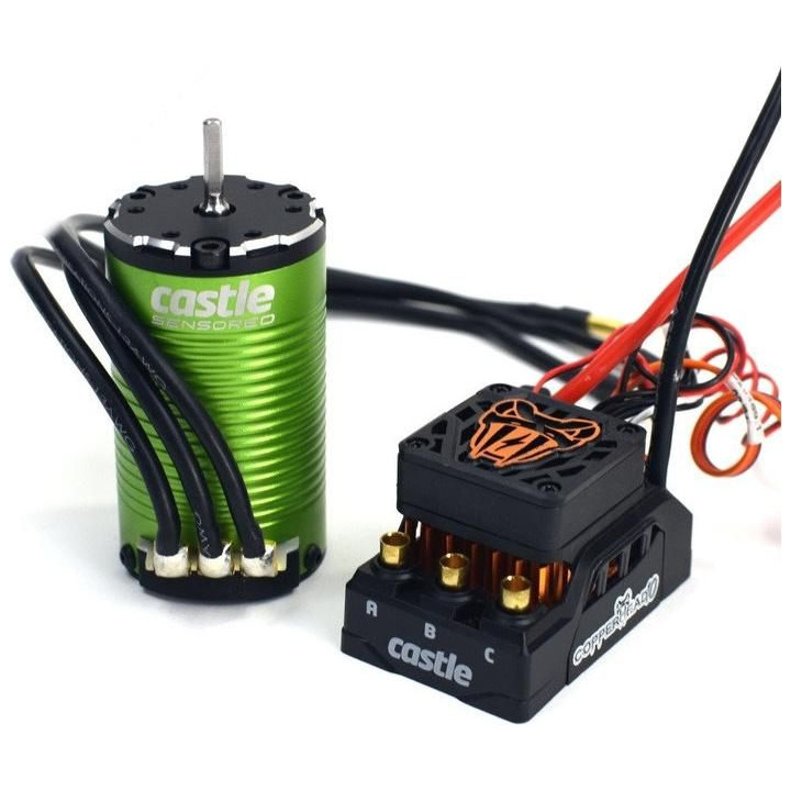Castle motor 1412 2100ot/V senzored 5mm, reg. Copperhead 10