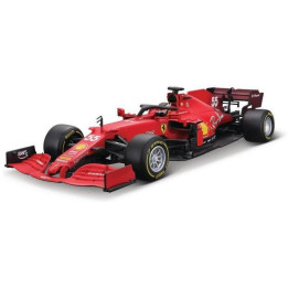 Bburago Ferrari SF21 1:18 NO55 Carlos Sainz