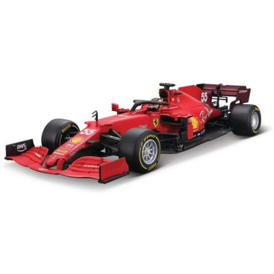 Bburago Ferrari SF21 1:18 NO55 Carlos Sainz