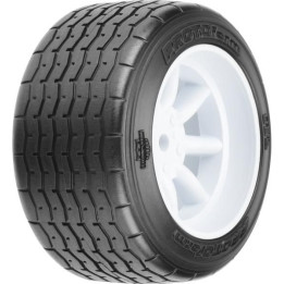 PROTOform kolo 1:10, pneu VTA, disk bílý 31mm (2)