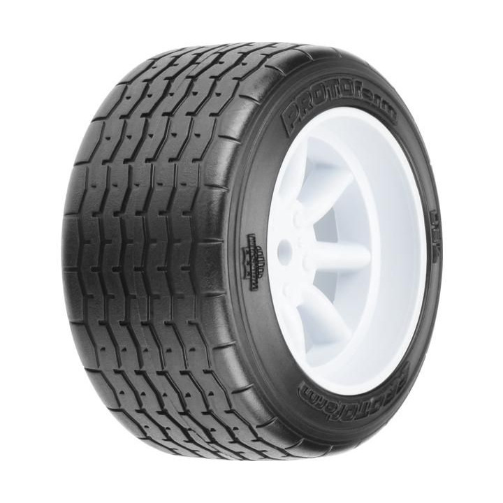 PROTOform kolo 1:10, pneu VTA, disk bílý 31mm (2)