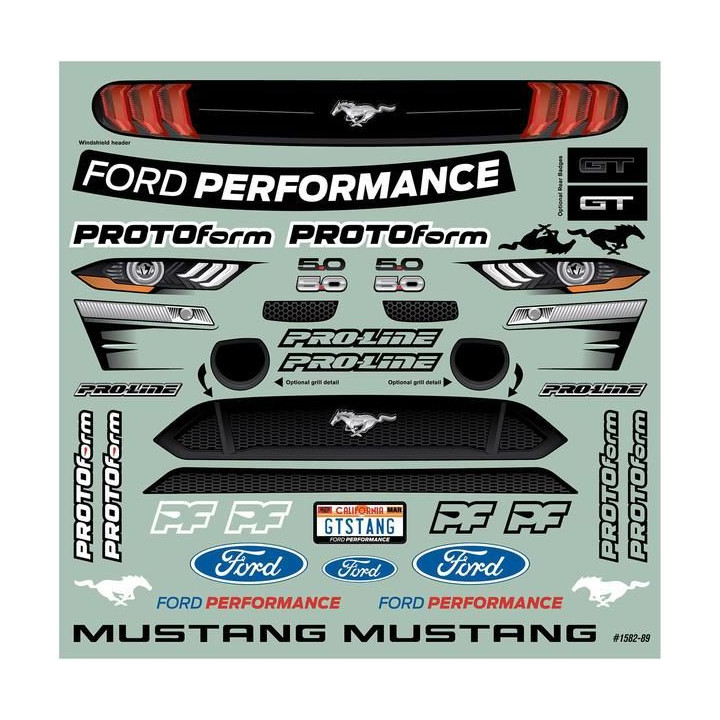 PROTOform karosérie 1:8 Ford Mustang 2021 (Arrma Vendetta)