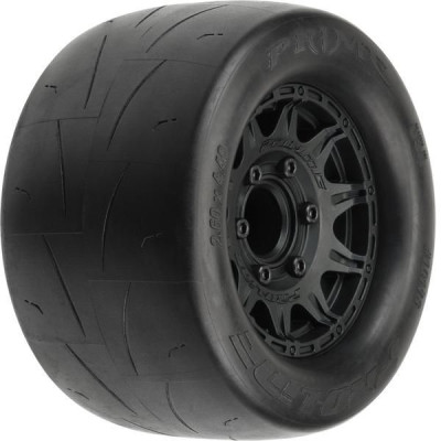 Pro-Line kolo 2.8", pneu Prime Street, disk Raid H12 černý (2)