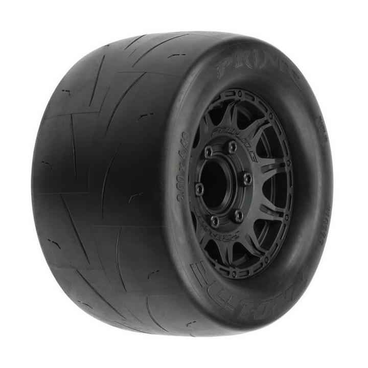 Pro-Line kolo 2.8", pneu Prime Street, disk Raid H12 černý (2)