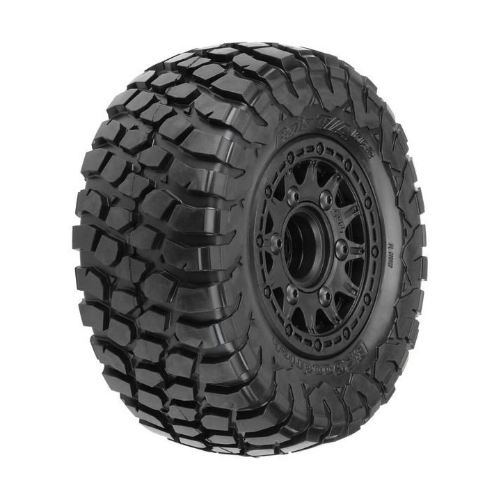Pro-Line kolo 2.2/3.0", pneu BFG KR2 M2 SC, disk Raid H12 černý (2)