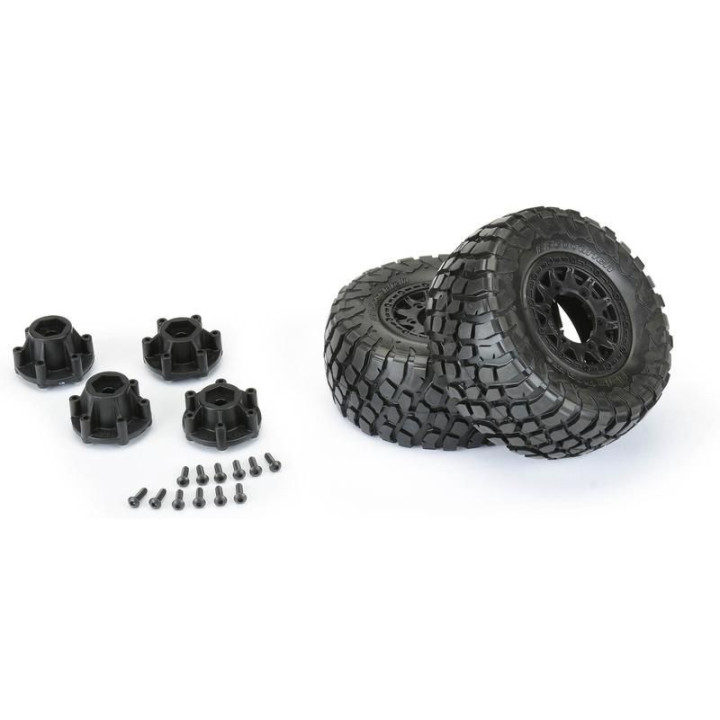 Pro-Line kolo 2.2/3.0", pneu BFG KR2 M2 SC, disk Raid H12 černý (2)