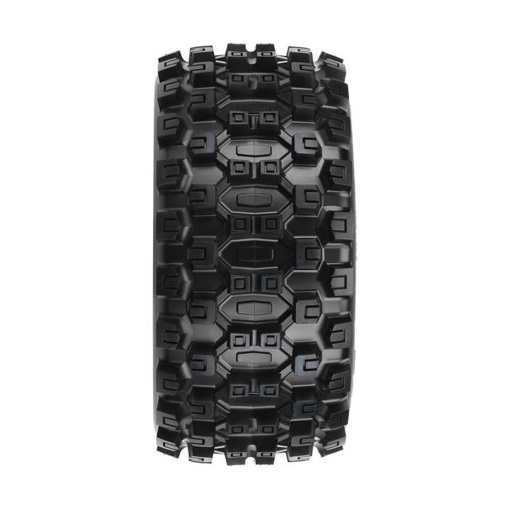 Pro-Line kolo 4.3", pneu Badlands MX43 Pro-Loc, disk Impulse H24mm černo-šedý (2) (X-Maxx)
