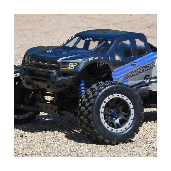 Pro-Line kolo 4.3", pneu Badlands MX43 Pro-Loc, disk Impulse H24mm černo-šedý (2) (X-Maxx)