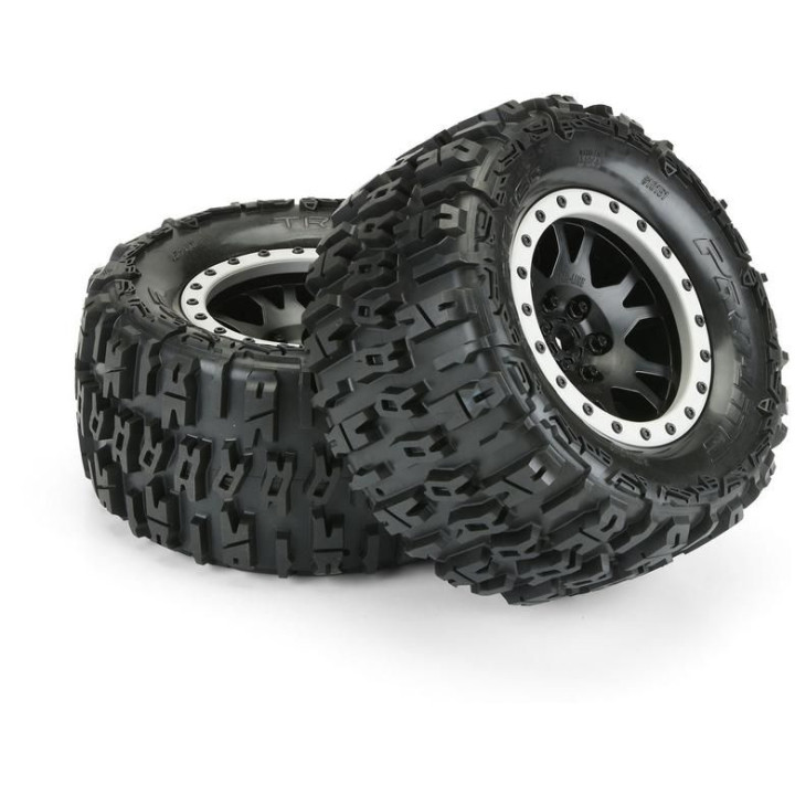 Pro-Line kolo 4.3", pneu Trencher Pro-Loc, disk Impulse H24 černo-šedý (2) (X-Maxx)