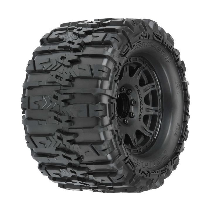 Pro-Line kolo 3.8", pneu Trencher HP Belted, disk Raid H17 černý (2)