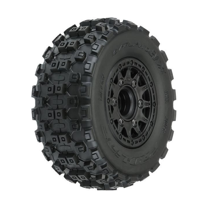 Pro-Line kolo 2.2/3.0", pneu Badlands MX M2, disk Raid H12 černý (2)