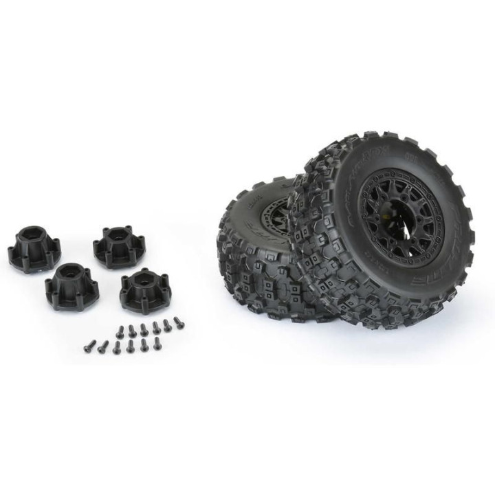 Pro-Line kolo 2.2/3.0", pneu Badlands MX M2, disk Raid H12 černý (2)